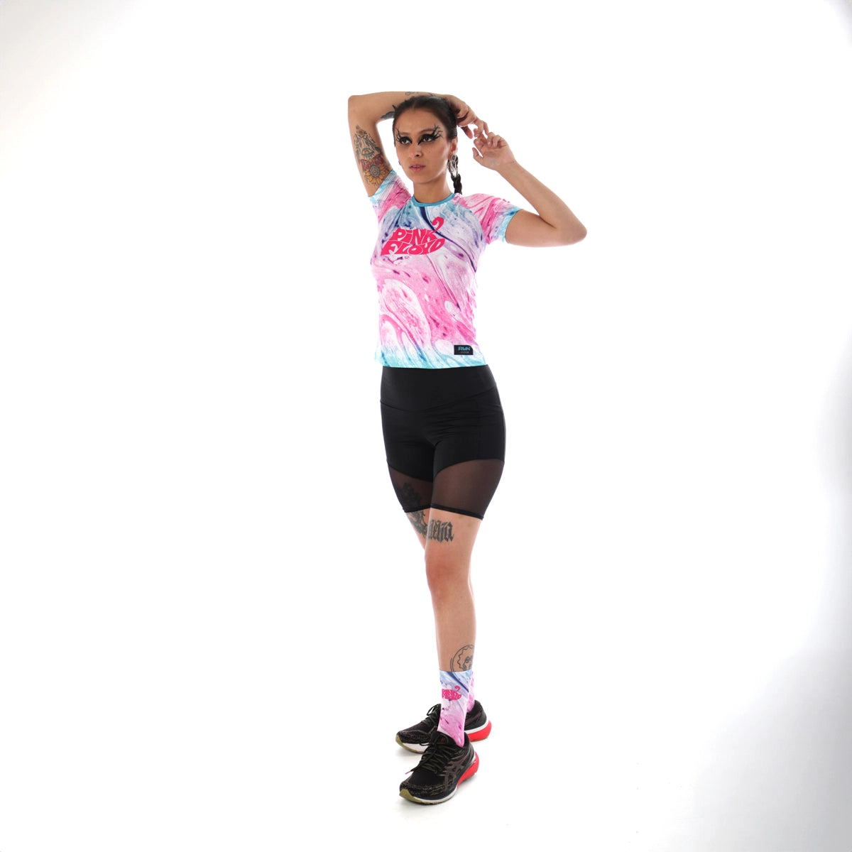 CAMISETA-RUNNING-MUJER-PINK-FLOYD-ROCKCYCLING-F3
