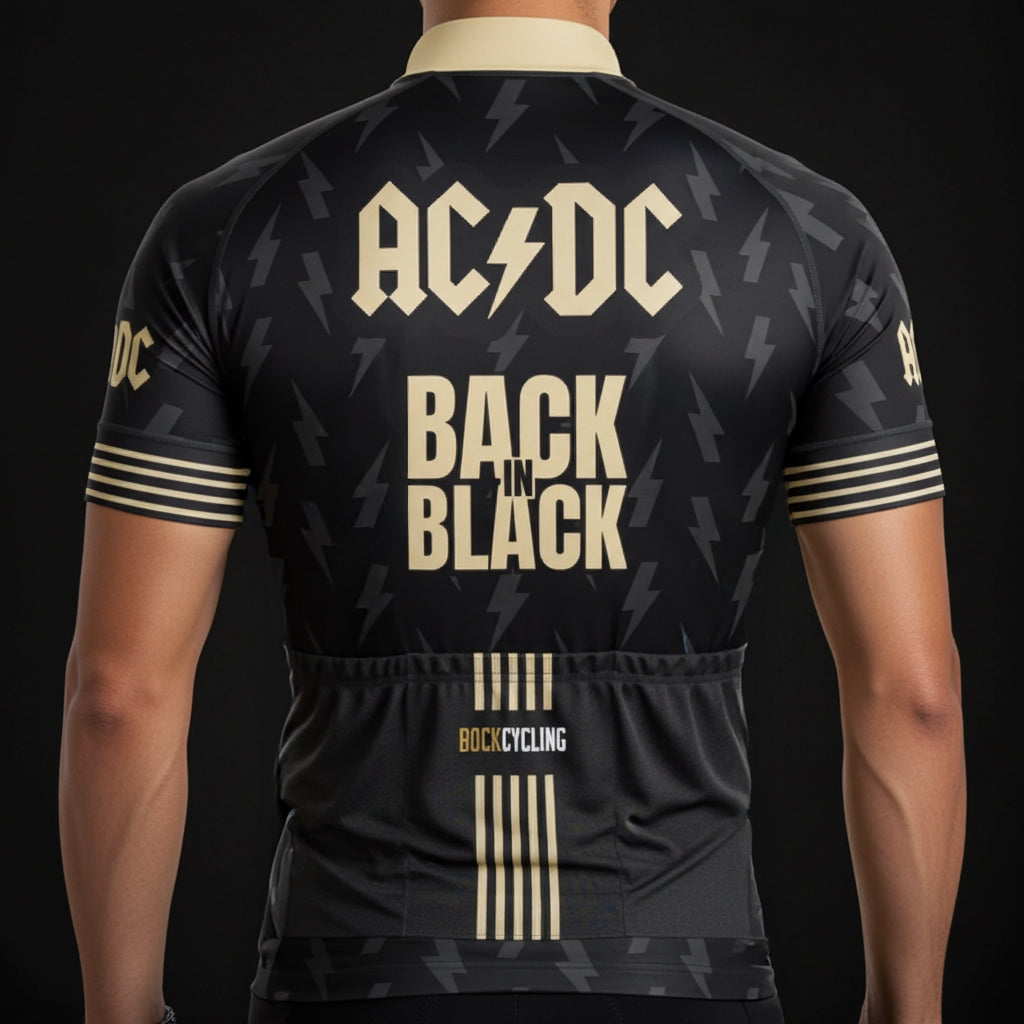 Jersey Ciclismo ACDC Back in Black - RockCycling