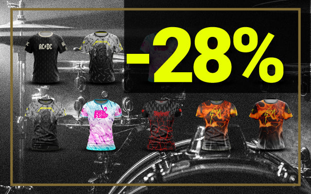 Camiseta running bandas de rock