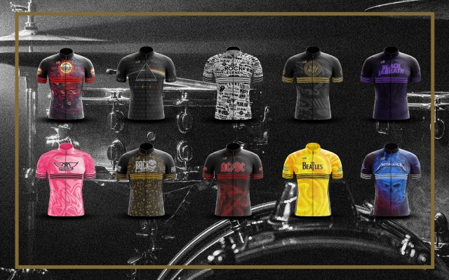 Jersey Ciclismo bandas de rock