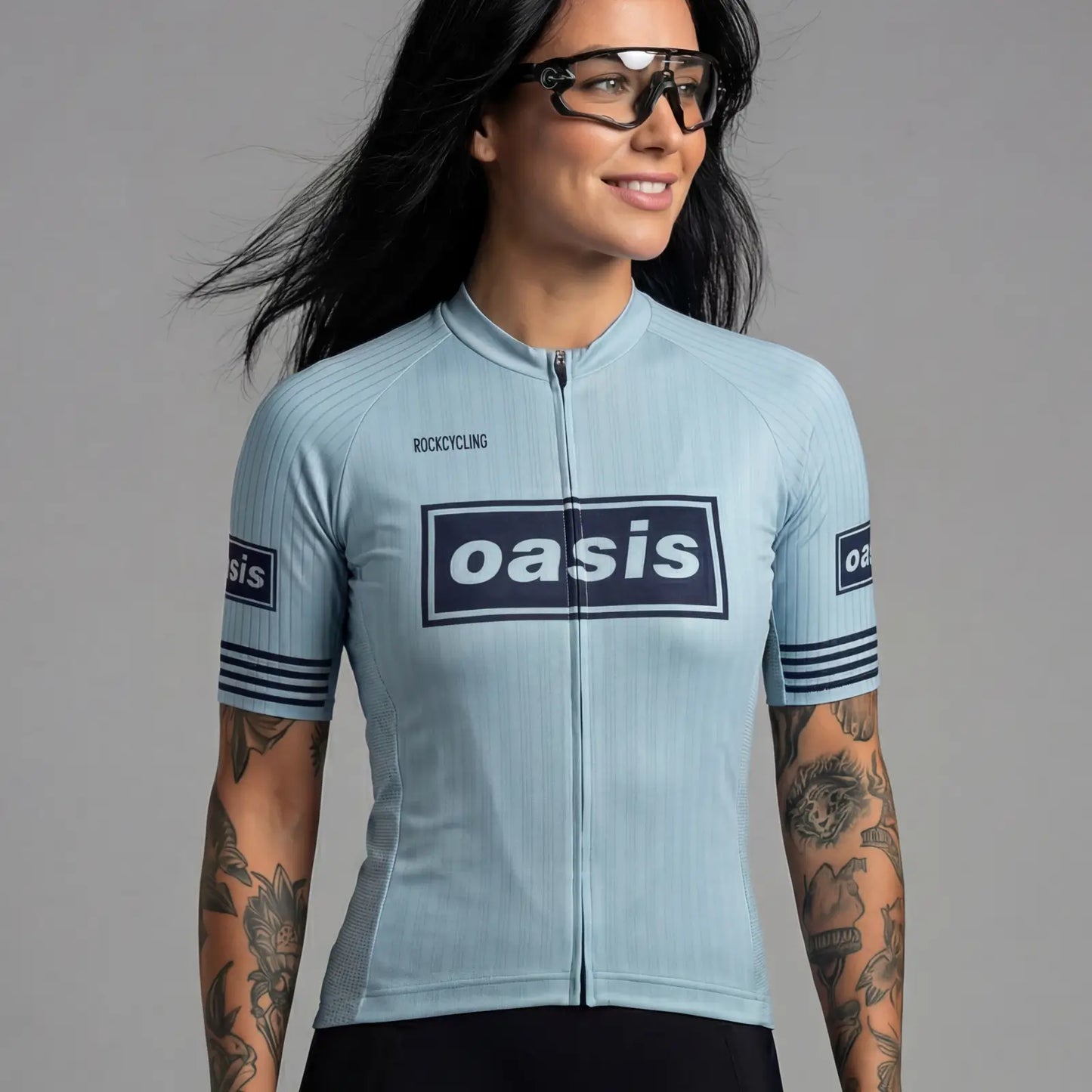 Jersey-Ciclismo-Azul-Mujer-Oasis-Modelo-F1-CROP