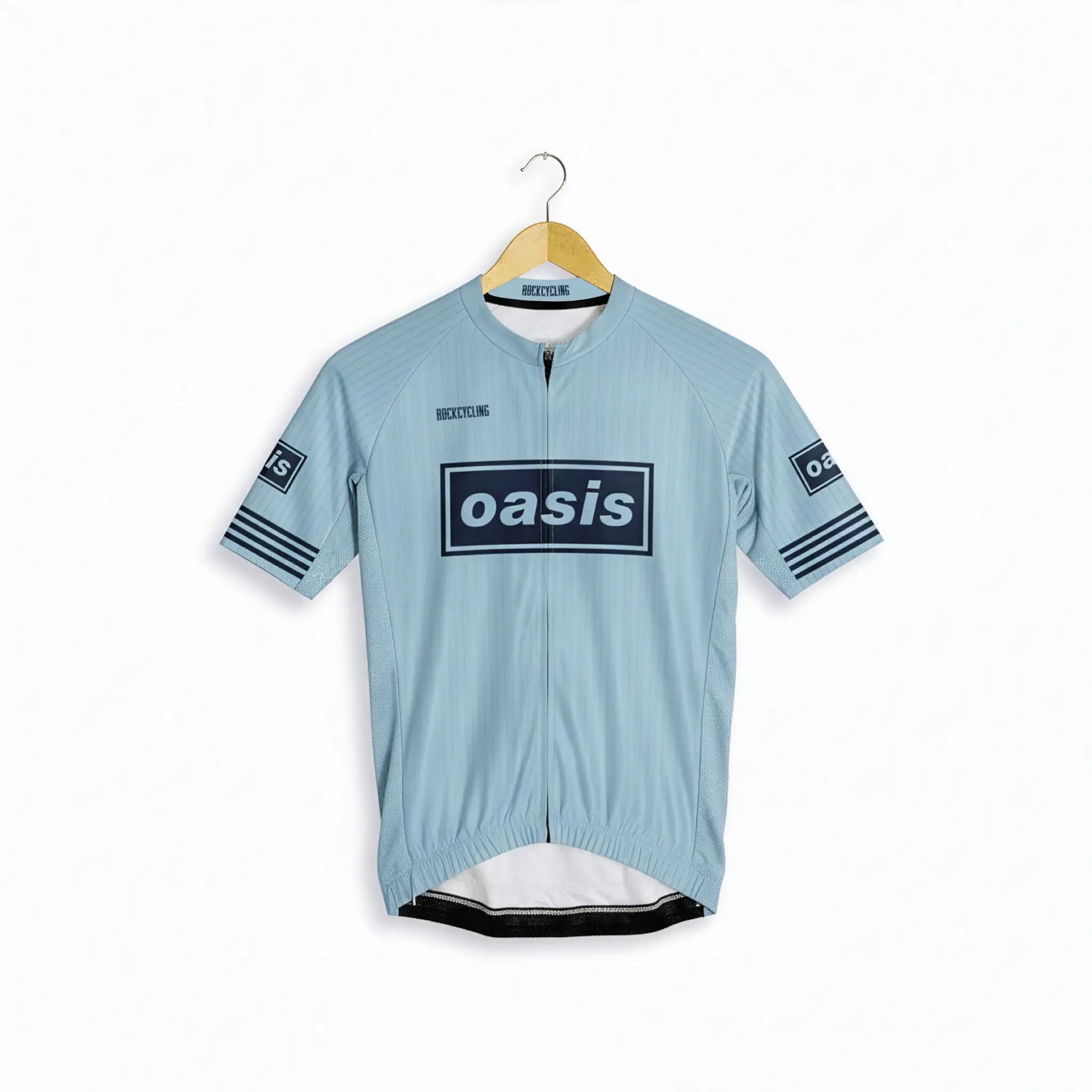 Jersey-Ciclismo-Azul Manga corta Oasis
