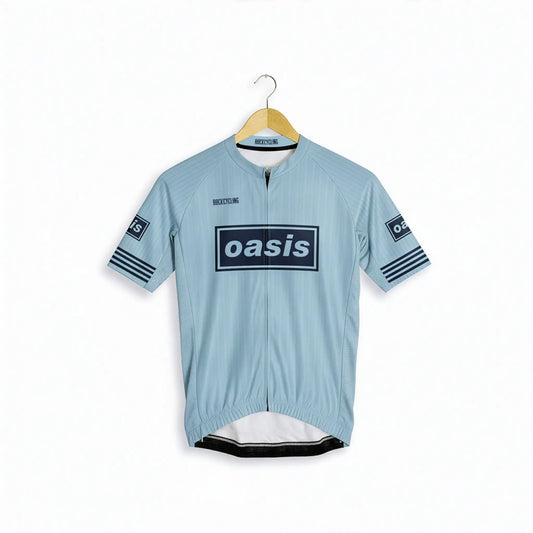Jersey-Ciclismo-Azul Manga corta Oasis