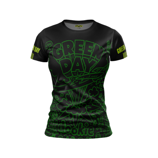 Camisetas Running Mujer Green Day