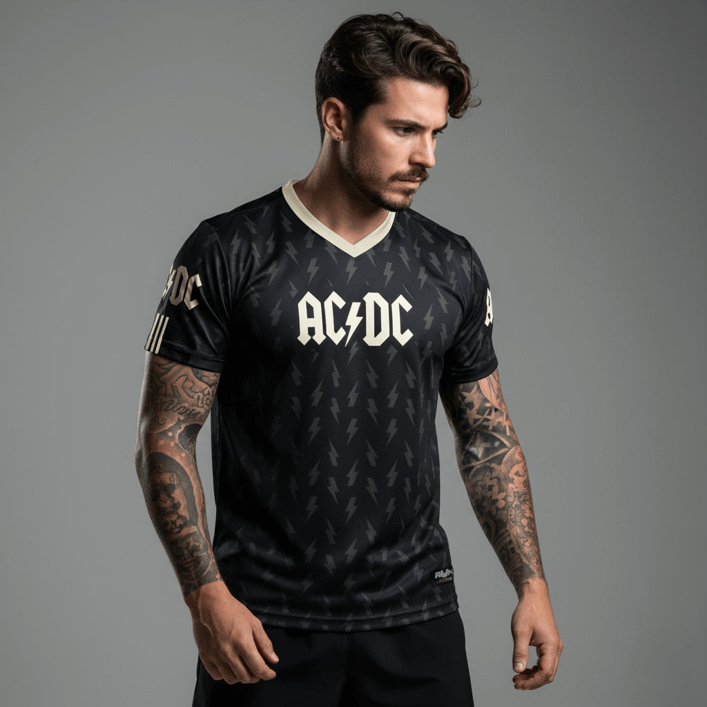 AC/DC Running T-Shirt Short Sleeve – RockCycling